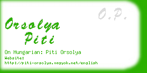 orsolya piti business card
